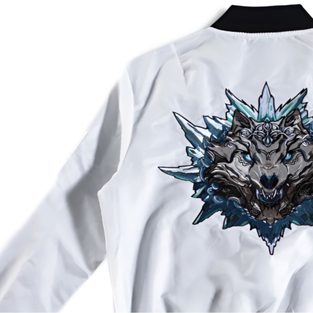 BIBISAMA • Chinese Zodiac Dog Bomber Otaku Streetwear Jacket - Picture 4 of 13